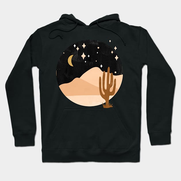 Desert Landscape Hoodie by iconking